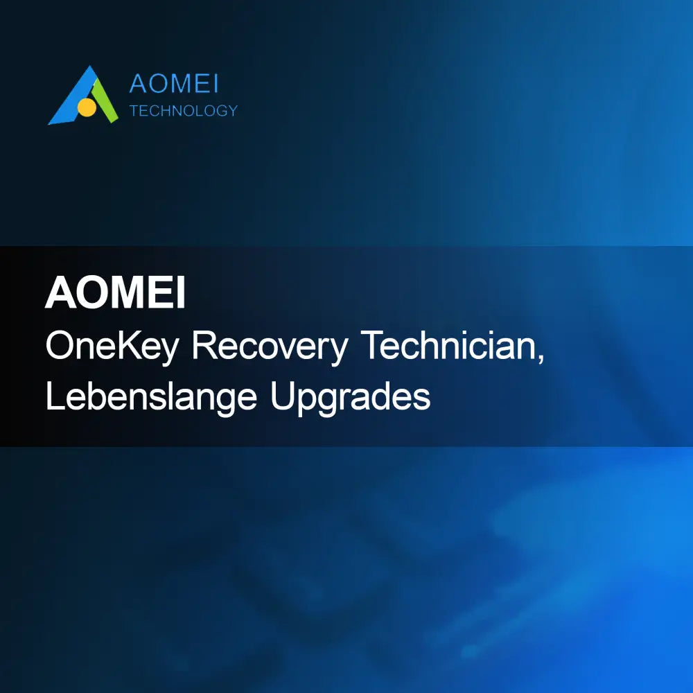 AOMEI OneKey Recovery Technician Lebenslange Upgrades